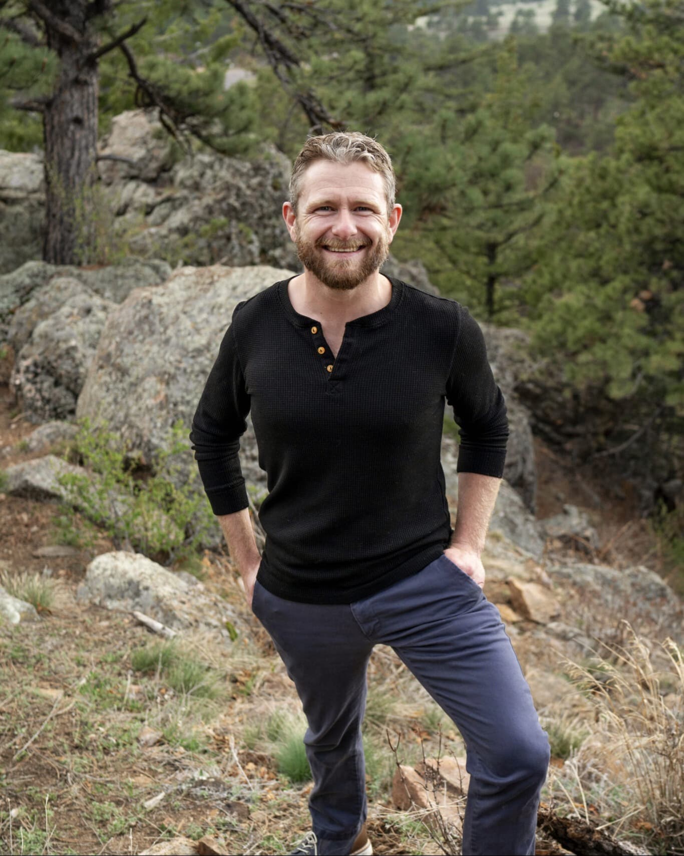 Troy Karnes in the Colorado foothills
